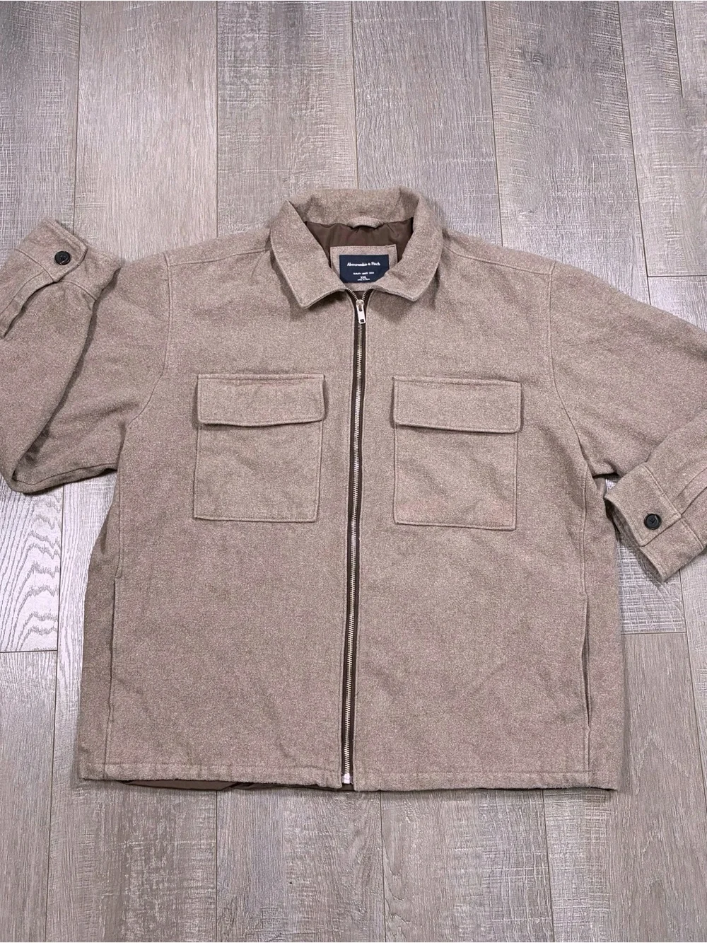 ABERCROMBIE & FITCH Men’s Full Zipper Jacket Size XXL